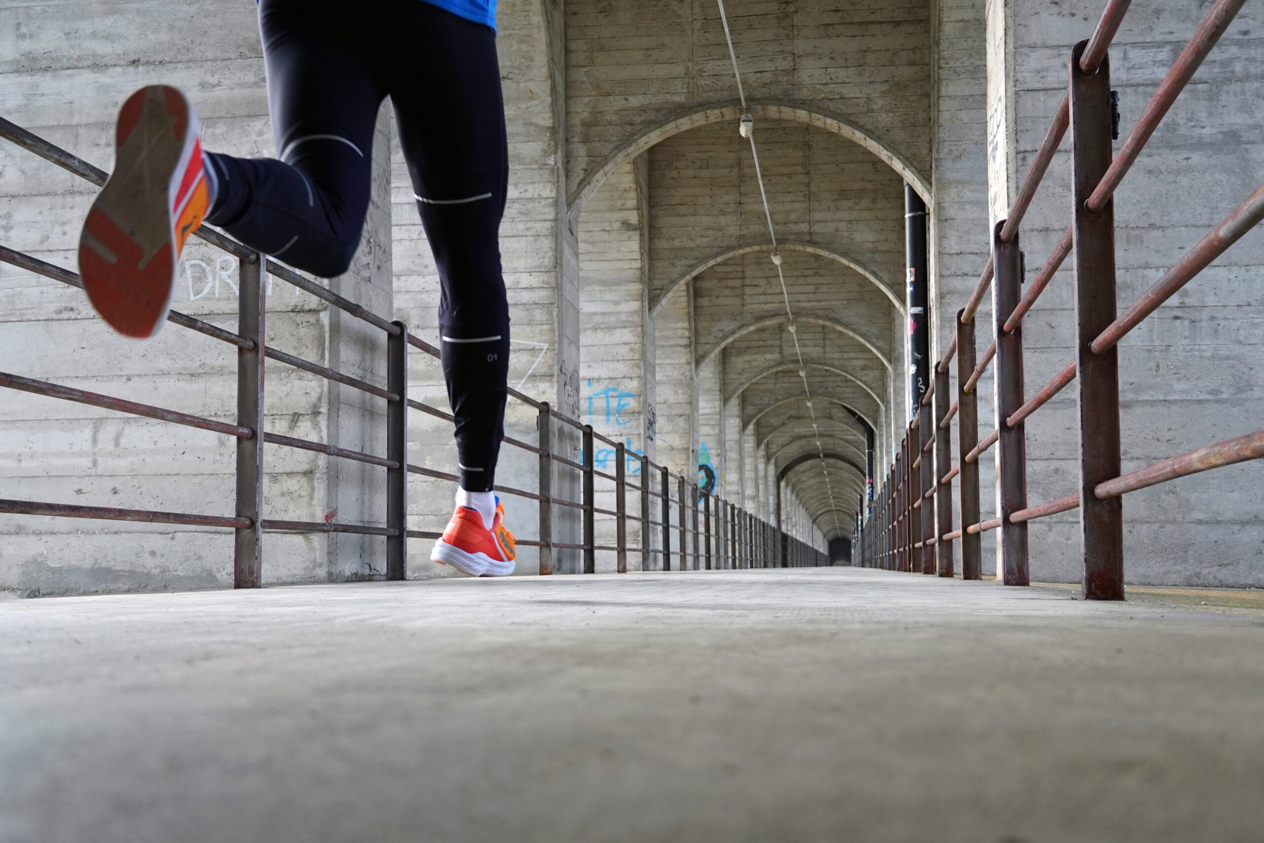 Patrick Cometta Running at Grandfey Bridge