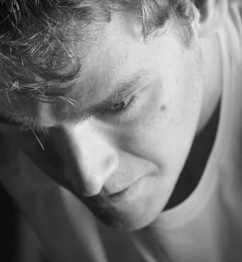 Determined Face of Patrick Cometta training Hard at Bfit2 Gym